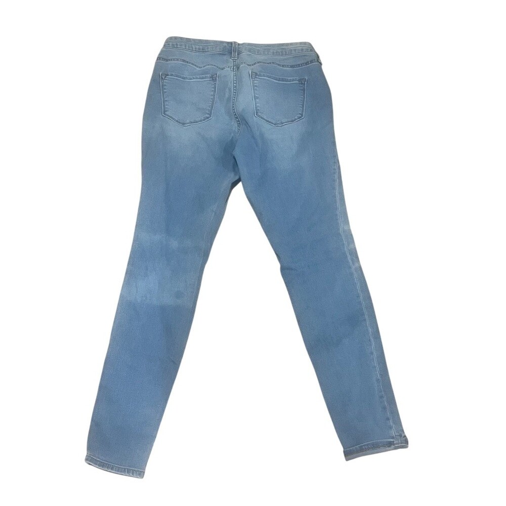 Old Navy Skinny Jeans Womens Size 4 Blue Light Wash Mid Rise Stretch - Picture 3 of 7